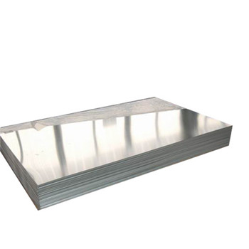 Aluminium / aluminium personnalisé en usine / plat / plat avec film PE d'un côté 1050/1060/1100/1235/3003/3102/8011 